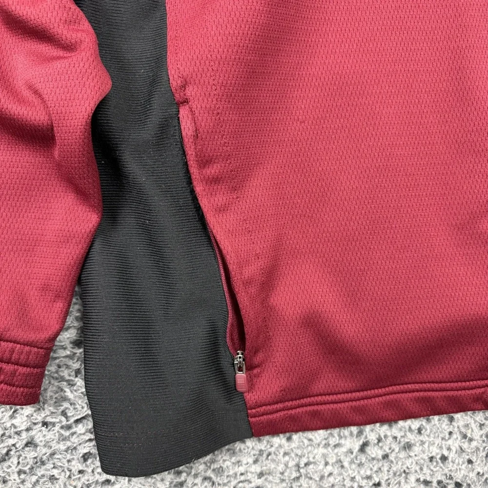 Vintage Y2K Adidas Jacket Mens 2XL Red Black 3-Stripes Track Full Zip Adult XXL